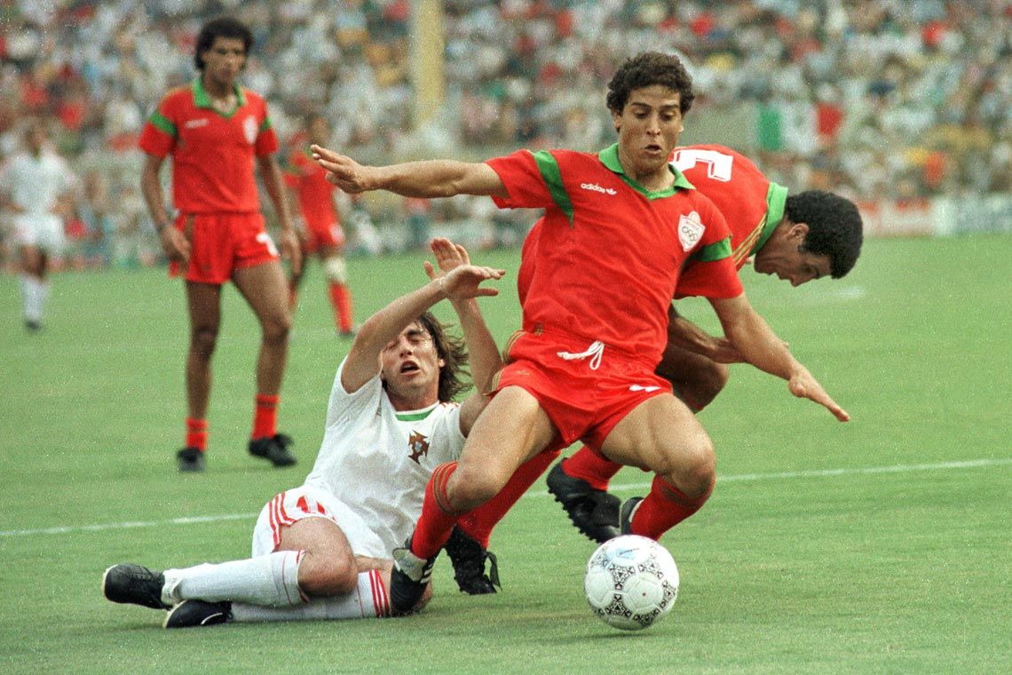 صعود مراکش به دور حذفی جام جهانی با برتری 3-1 مقابل پرتغال (1986/6/11) / فیلم