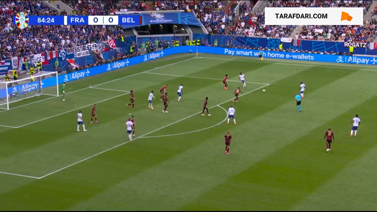 گل به خودی یان فرتونگن مقابل فرانسه (فرانسه 1-0 بلژیک)