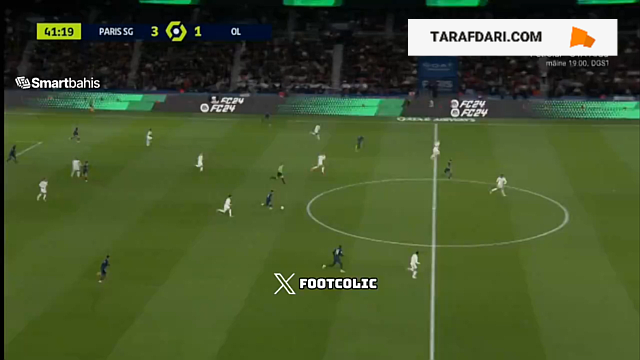 گل دوم راموس به لیون (پاری سن ژرمن 4-1 لیون)