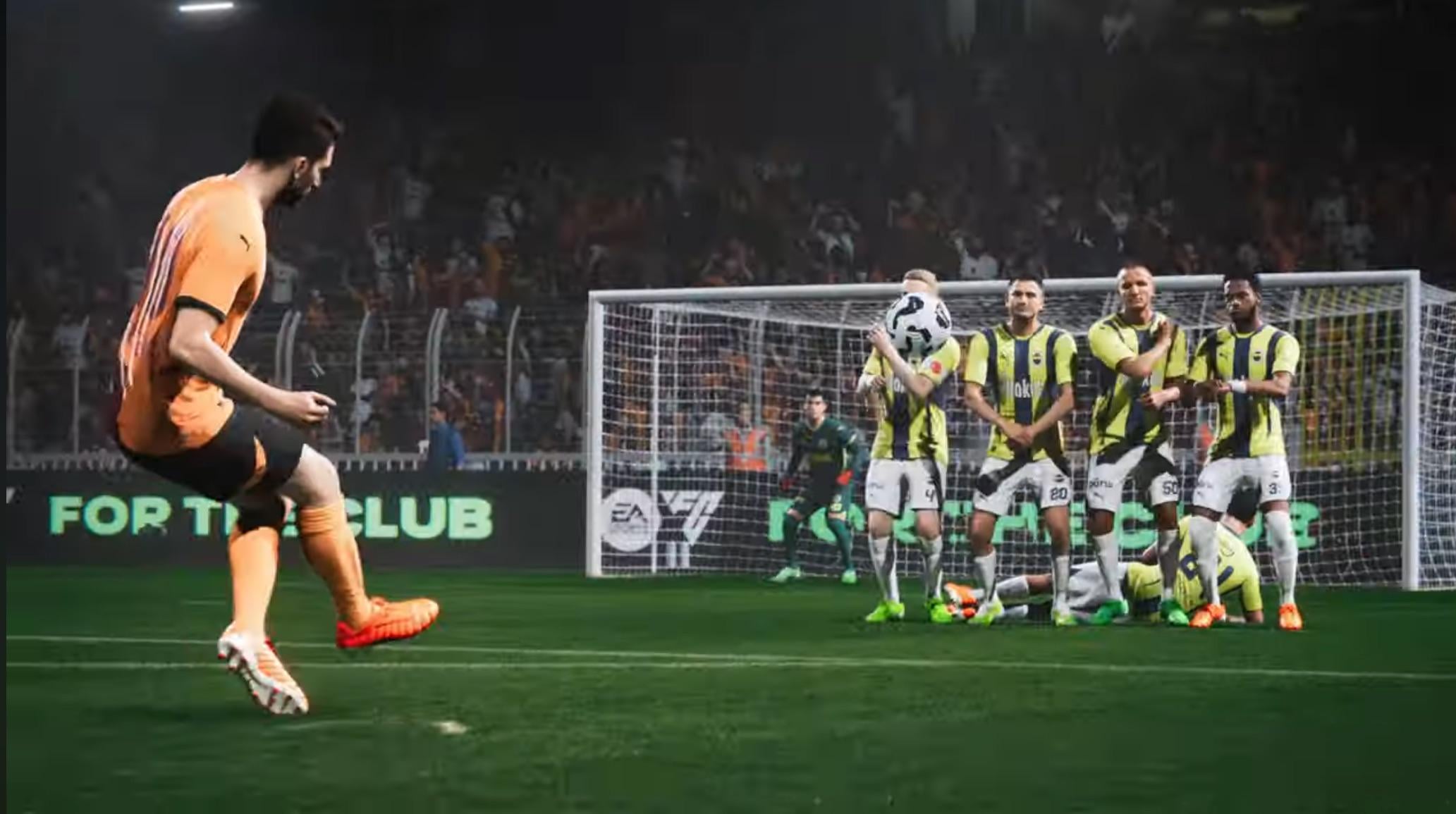 بازیکنان تیم فنرباحچه در بازی EA Sports FC 25